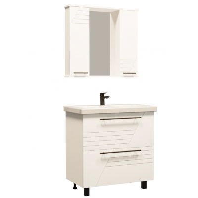 80 Сицилия Белый тумба 77х70х44 БЕЗ УМЫВАЛЬНИКА