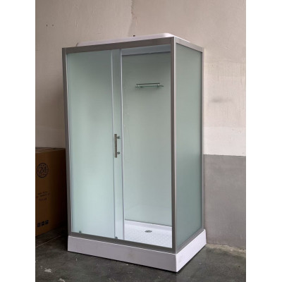 Душевая кабина 120х90 С/П без электрики бел. ст. 09 L/R универсальная ЗМ прямоугольная