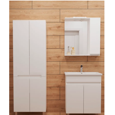 70 Квадро белая тумба 70х808х40 с умывальником Комо 70/ Аллегро 70